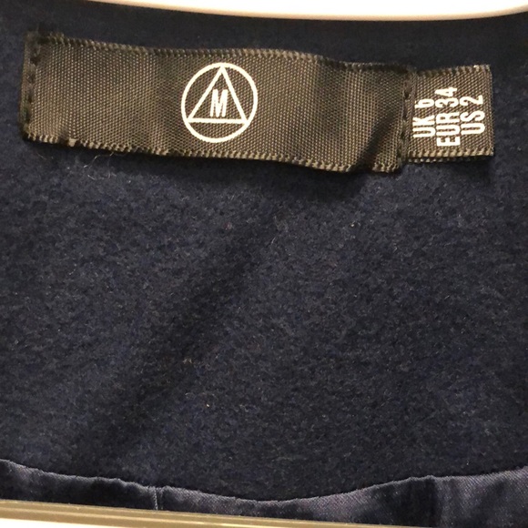 🌵Missguided🍀NWOT🍃Faux Wool Coat - Picture 4 of 7